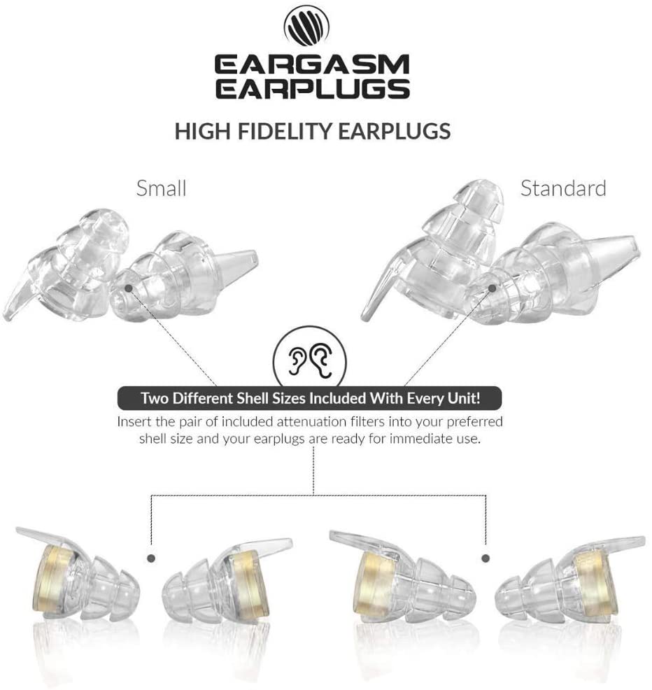 Eargasm High Fidelity Earplugs For Concerts & Musicians Geniux.com